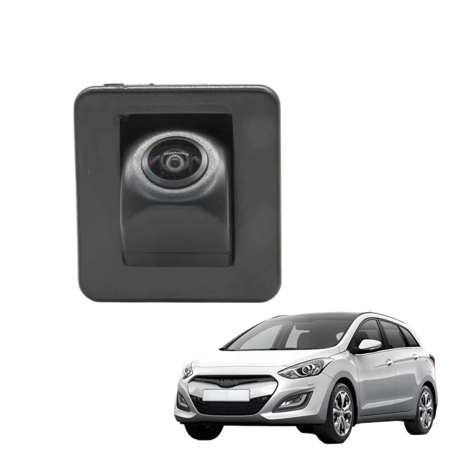 Rückfahrkamera Kabellos HD 1280 * 720 Fisheye Rückansicht Kamera Auto Parkplatz Zubehör Für Hyundai Für I30 CW/Wagon GD 2013 2014 2015 2016 2017 Nachtsicht Rückfahrkamera(Camera with Filter) von HYQHYX