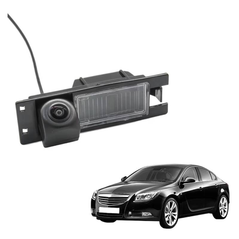 Rückfahrkamera Kabellos HD 1280 * 720 Fisheye Rückansicht Kamera Für Opel Für Insignia 2008-2019 Auto (Nicht Für Sports Tourer) Monitor Parkplatz Zubehör Nachtsicht Rückfahrkamera(Camera with Filter) von HYQHYX