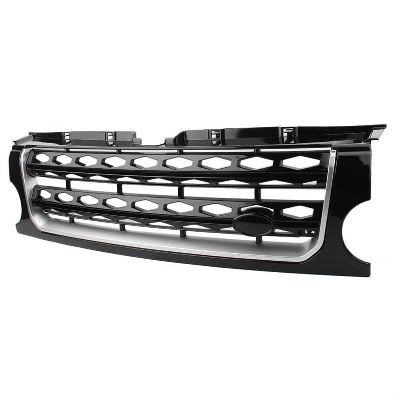 Vorne Kapuze Kühlergrill Auto Vorne Racing Grille Niere Haube Grille Für Land Für Rover Für Discovery L319 3 LR3 2005 2006 2007 2008 2009 ABS Auto Luftgitter(Schwarz) von HYQHYX