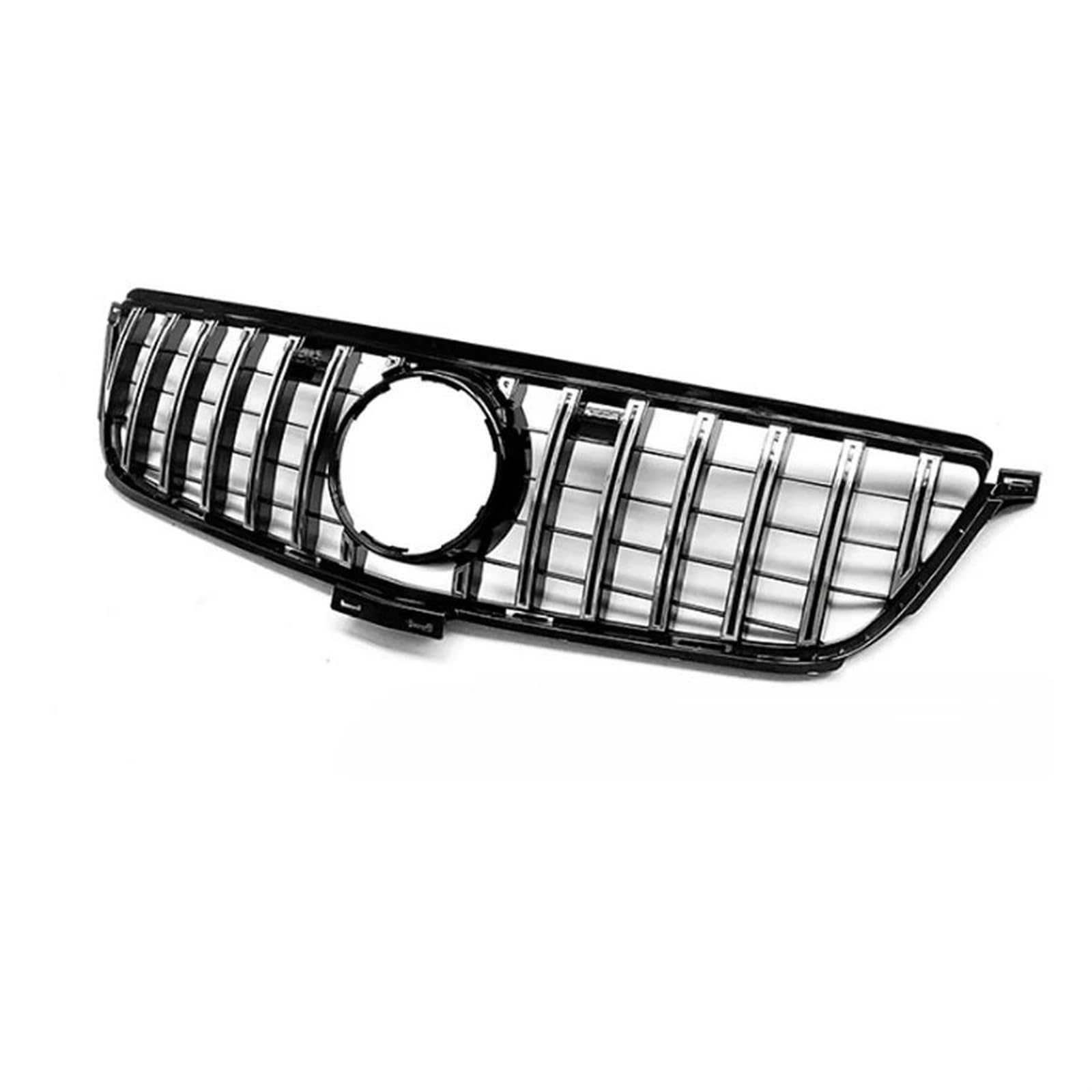 Vorne Kapuze Kühlergrill Frontgrill Für Benz W166 Für ML-Klasse ML300 ML320 ML350 ML400 2012 2013 2014 2015 Hauben-Tuning-Racing-Grill Auto Luftgitter(Chrom) von HYQHYX