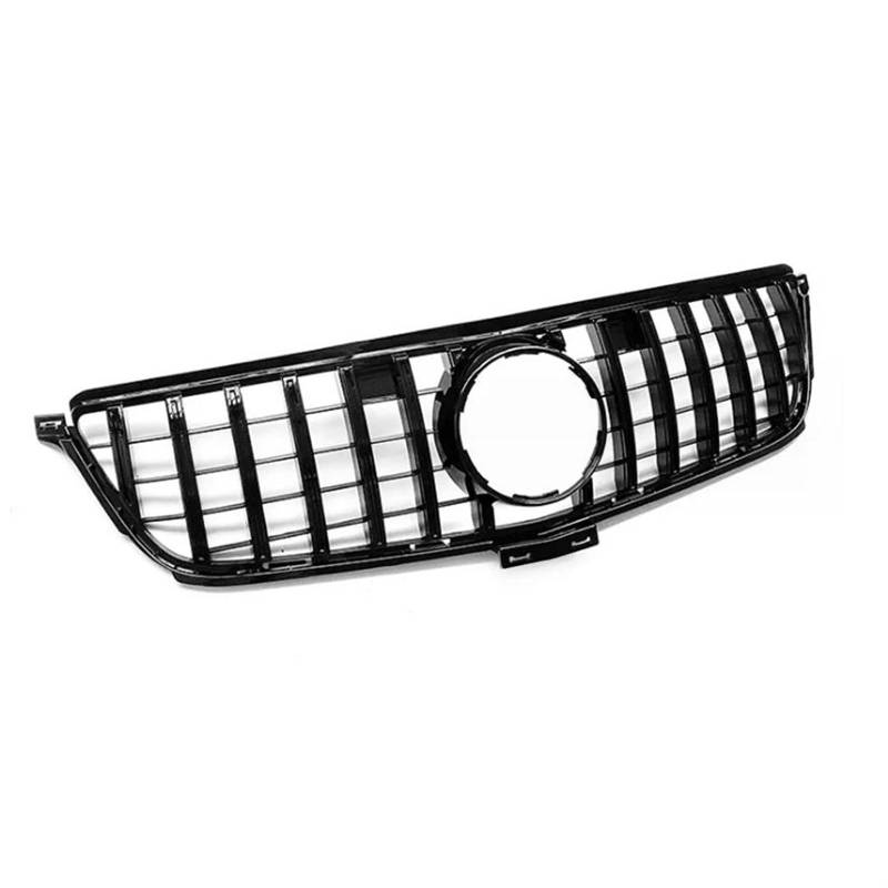 Vorne Kapuze Kühlergrill Frontgrill Für Benz W166 Für ML-Klasse ML300 ML320 ML350 ML400 2012 2013 2014 2015 Hauben-Tuning-Racing-Grill Auto Luftgitter(Schwarz) von HYQHYX