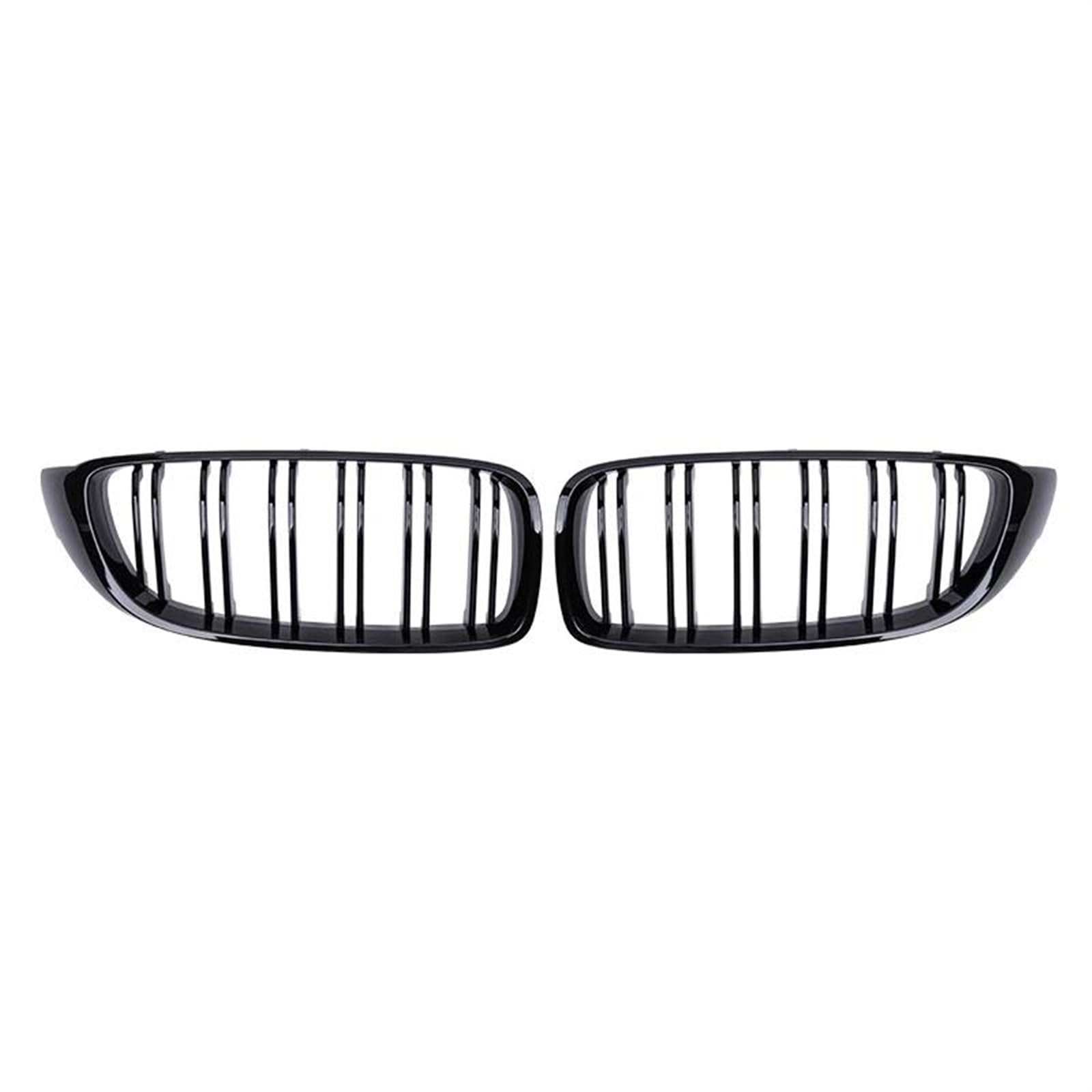 Vorne Kapuze Kühlergrill Für 4 Series F32 F33 F36 Für M3 F80 Für M4 F82 2012 2013 2014 2015 2016 2017 2018 Auto Frontstoßstangengrill Grill Dual-Lamellen Auto Luftgitter von HYQHYX