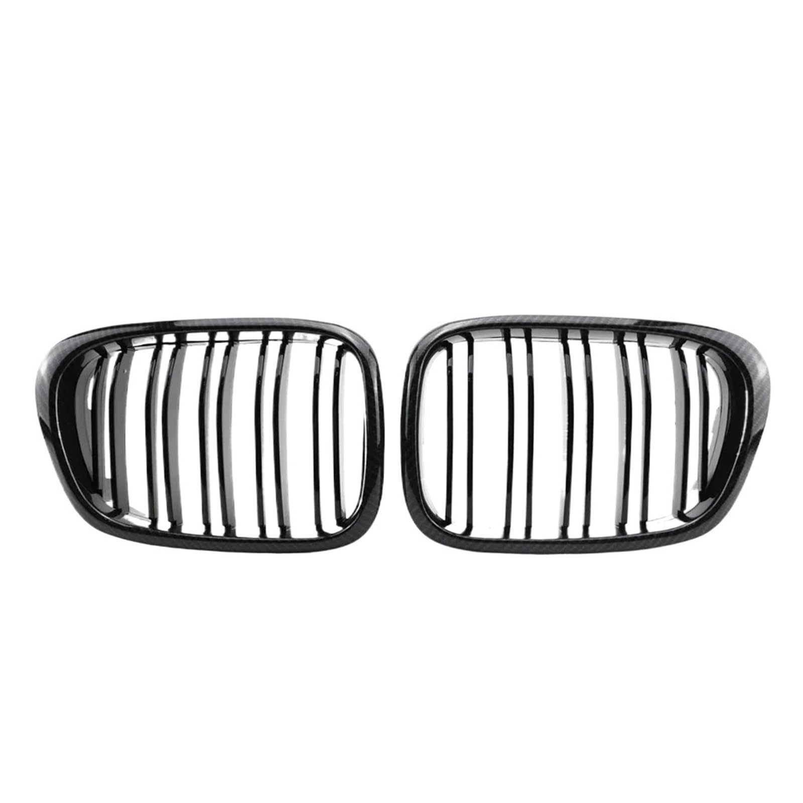 Vorne Kapuze Kühlergrill Für 5 Series E39 1995 1996 1997 1998 1999 2000 2001 2002 2003 528i 525i 540i Grills Front Niere Racing Gitter Auto Luftgitter(Double-Carbon Look) von HYQHYX