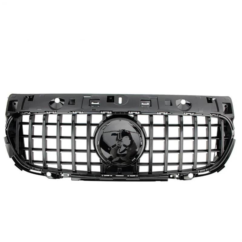 Vorne Kapuze Kühlergrill Für Benz Für Citan W416 2021 2022 2023 Vorne Racing Facelift Grille Oberen Stoßfänger Kühlergrill Auto Luftgitter(Schwarz) von HYQHYX