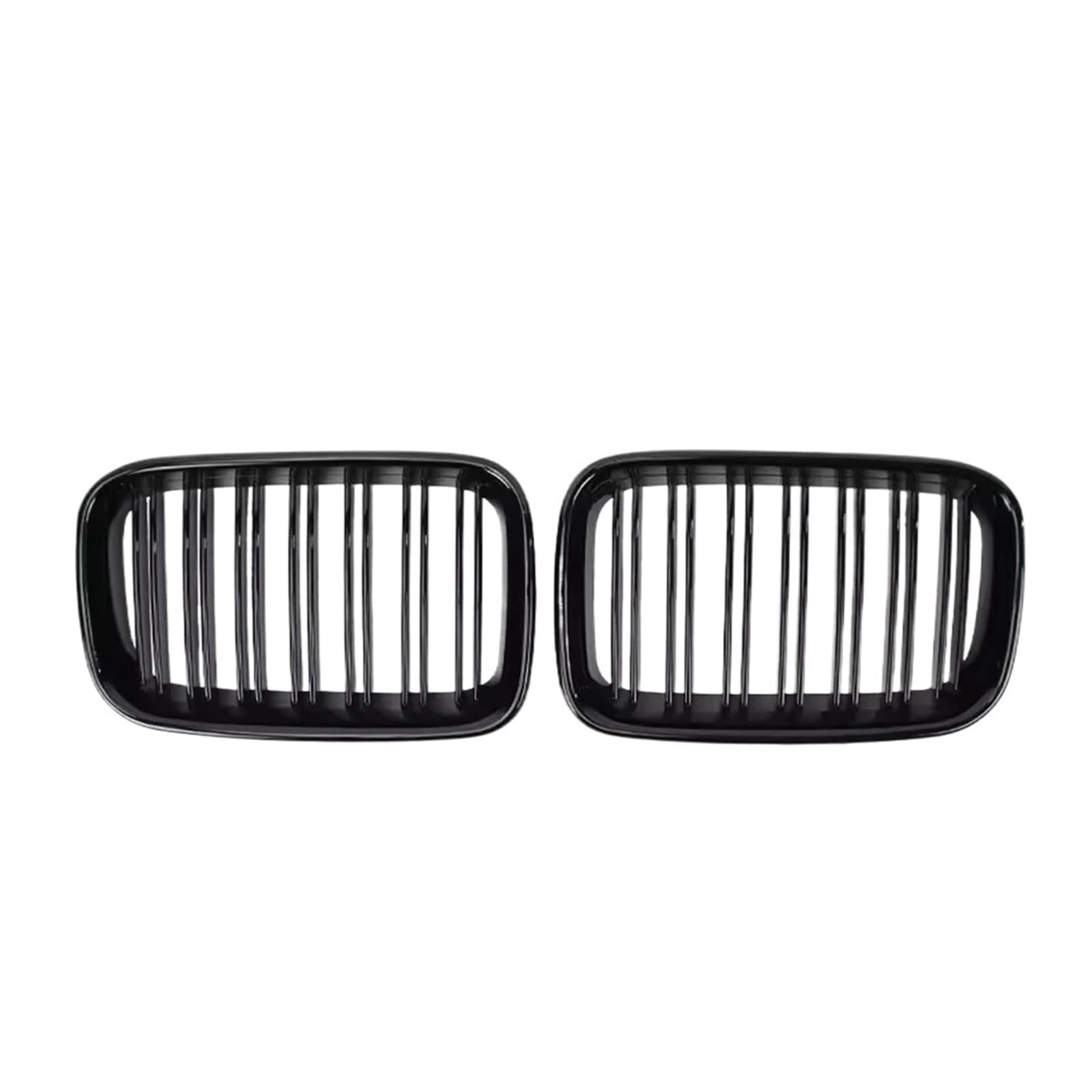 Vorne Kapuze Kühlergrill Für E36 1992 1993 1994 1995 1996 318i 325i Für M3 Front Stoßstange Nieren Gitter Einzelnen Racing Gitter 51138122237 51138122238 Auto Luftgitter(Double-Glossy Black) von HYQHYX