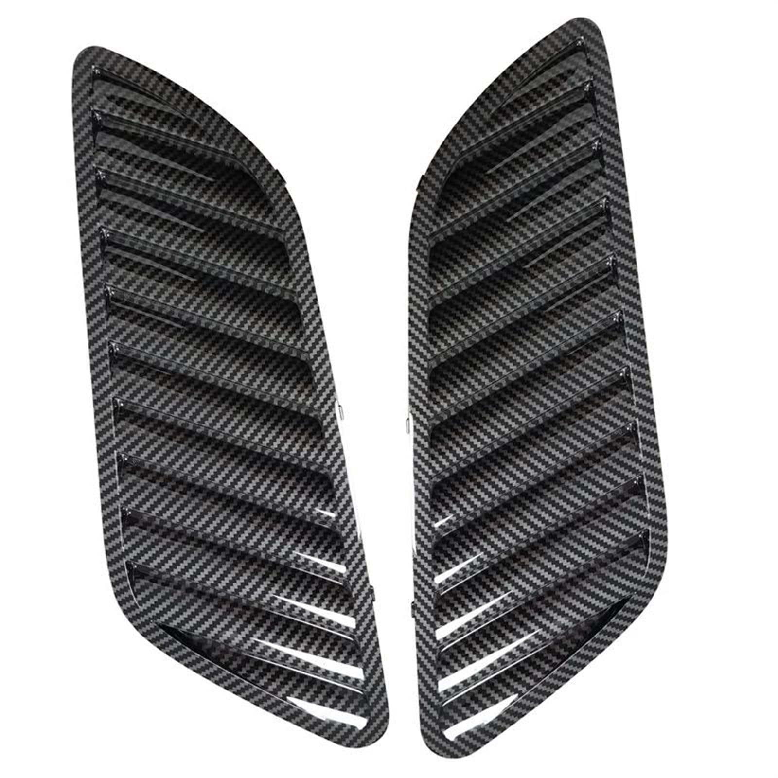 Vorne Kapuze Kühlergrill Für E90 E91 E92 F30 E46 Auto Frontgrill Haubenabdeckung Carbon Fiber Look Motorhaube Grill Luftauslass Entlüftungsabdeckung Trim Auto Luftgitter(Kohlefaser) von HYQHYX