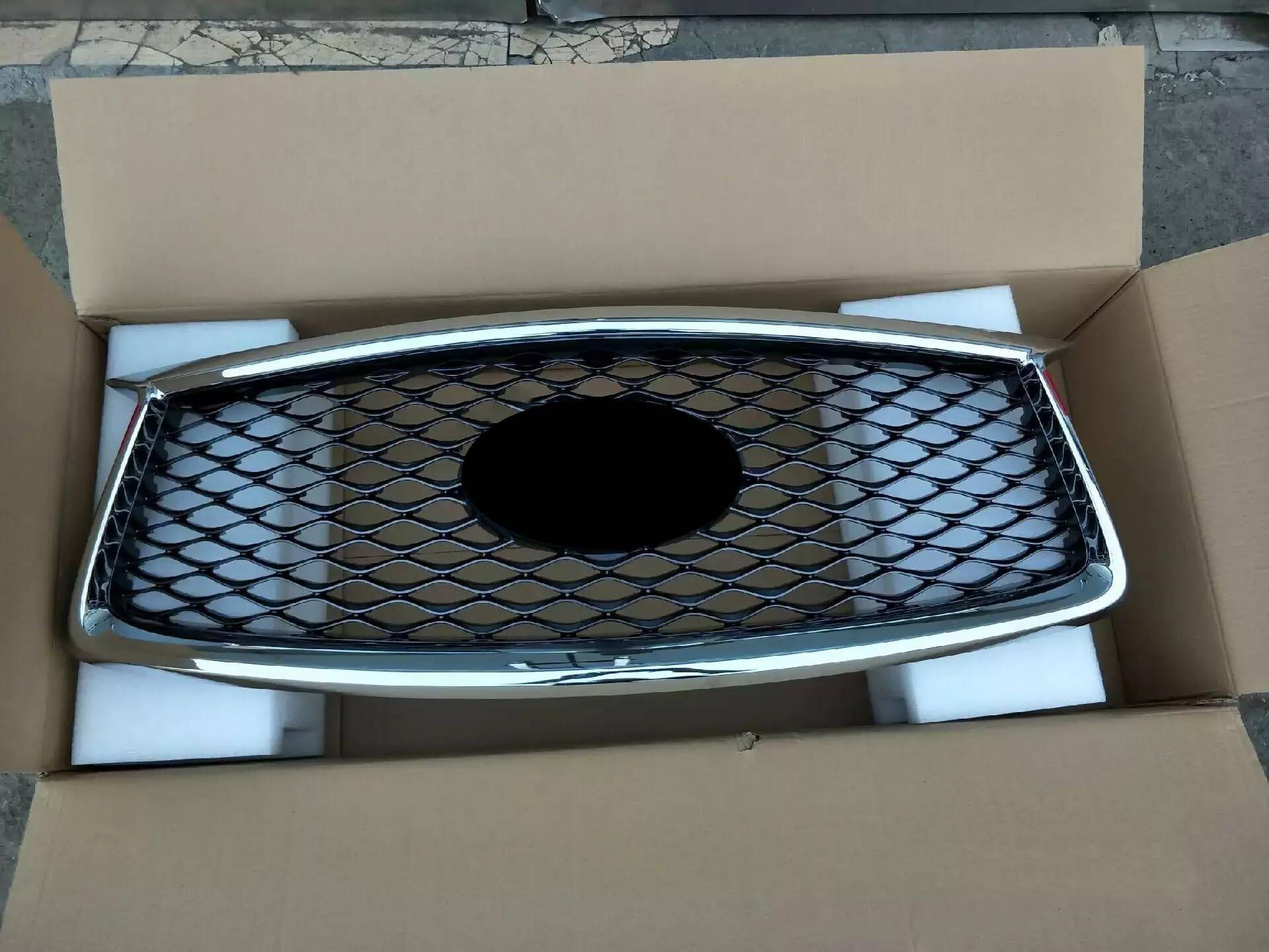 Vorne Kapuze Kühlergrill Für Infiniti Für Qx50 2018 Auto Front Stoßstange Grill Maske Kühlergrill Racing Grills Auto Luftgitter von HYQHYX