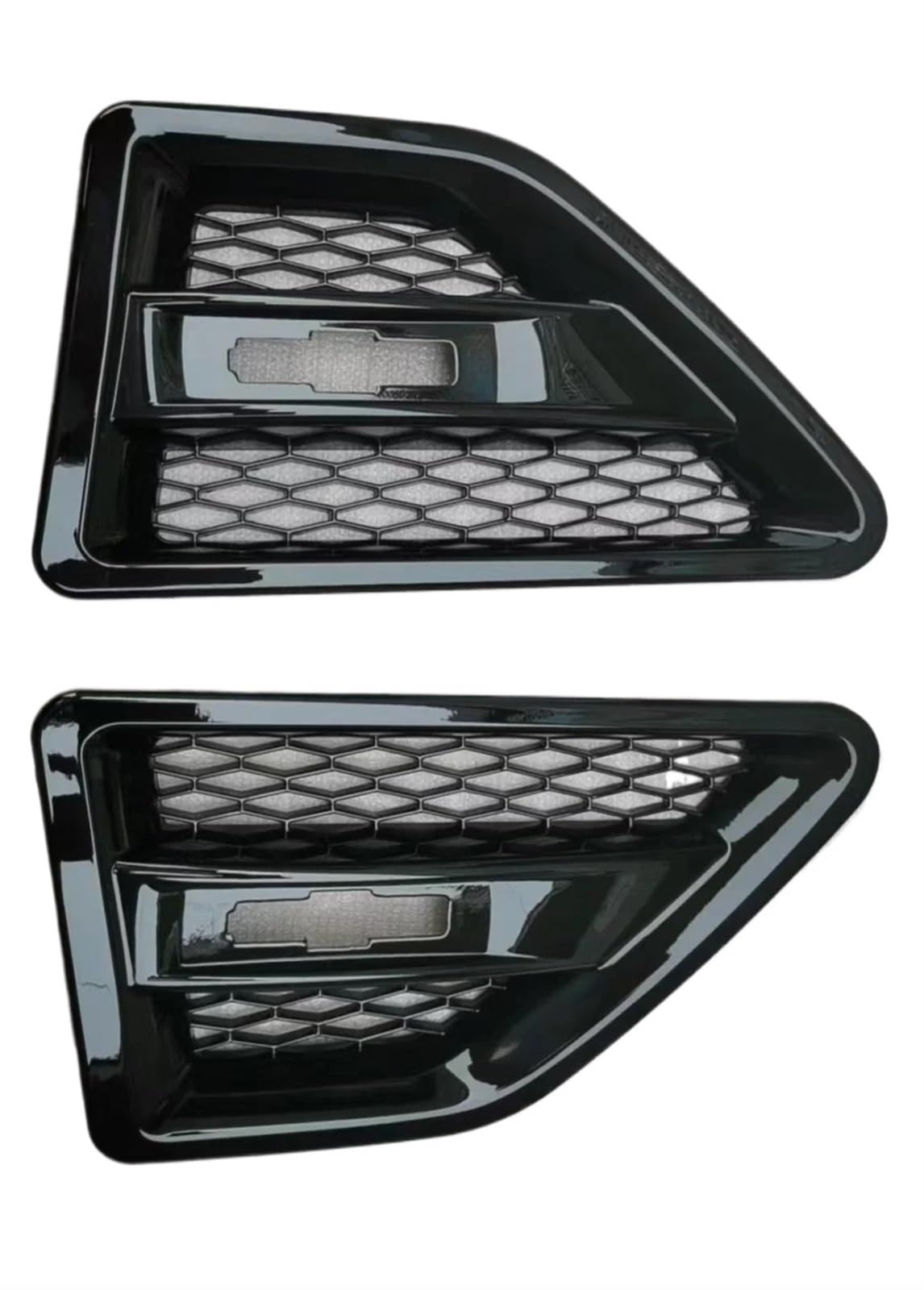 Vorne Kapuze Kühlergrill Für Land Für Rover Für Freelander 2 LR2 2008 2009 2010 2011 2012 2013 2014 2015 Seite Fender Spoiler Abfluss Mesh Tür Seite Grille LR001660 LR001658 Auto Luftgitter(Schwarz) von HYQHYX