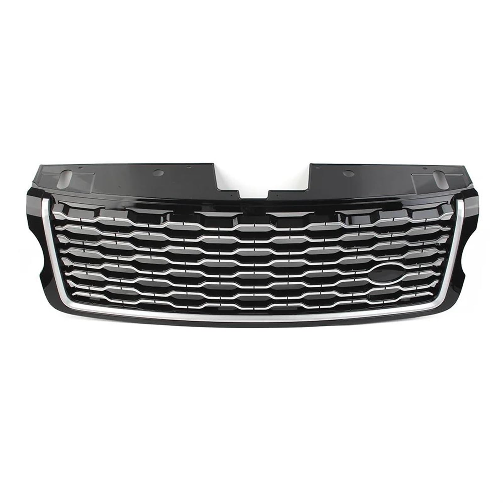 Vorne Kapuze Kühlergrill Für Land Für Rover Für Range Für Rover Für Vogue L405 2013 2014 2015 2016 2017 LR098080 LR098084 Auto Vorderen Stoßfänger Oberen Mesh Grille Auto Luftgitter(Black Silver) von HYQHYX