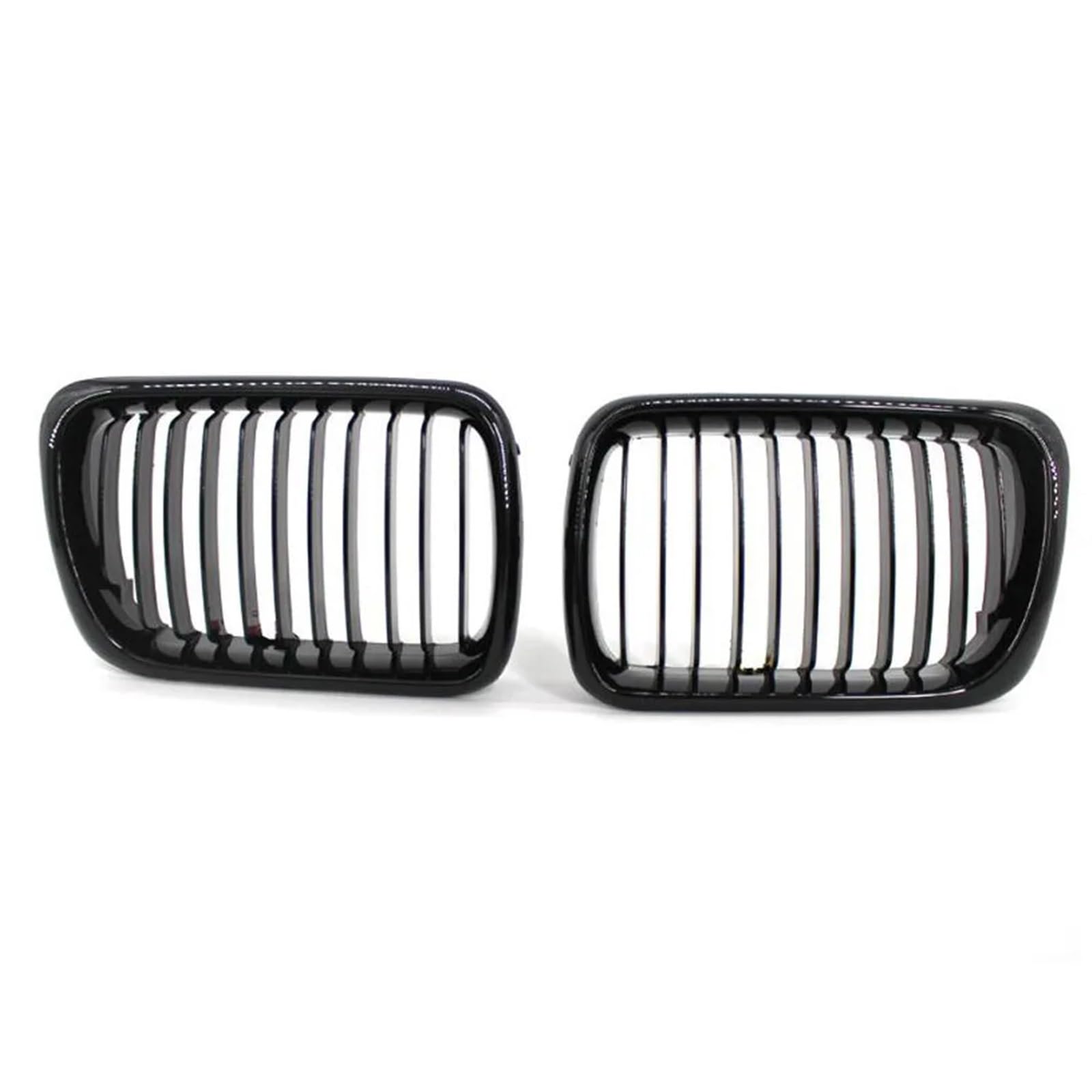 Vorne Kapuze Kühlergrill Kühlergrill Für 318i 323i 325i 320i 328i E36 1997 1998 1999 ABS Front Ersatz Haube Niere Grill Auto Luftgitter(Gloss Black) von HYQHYX