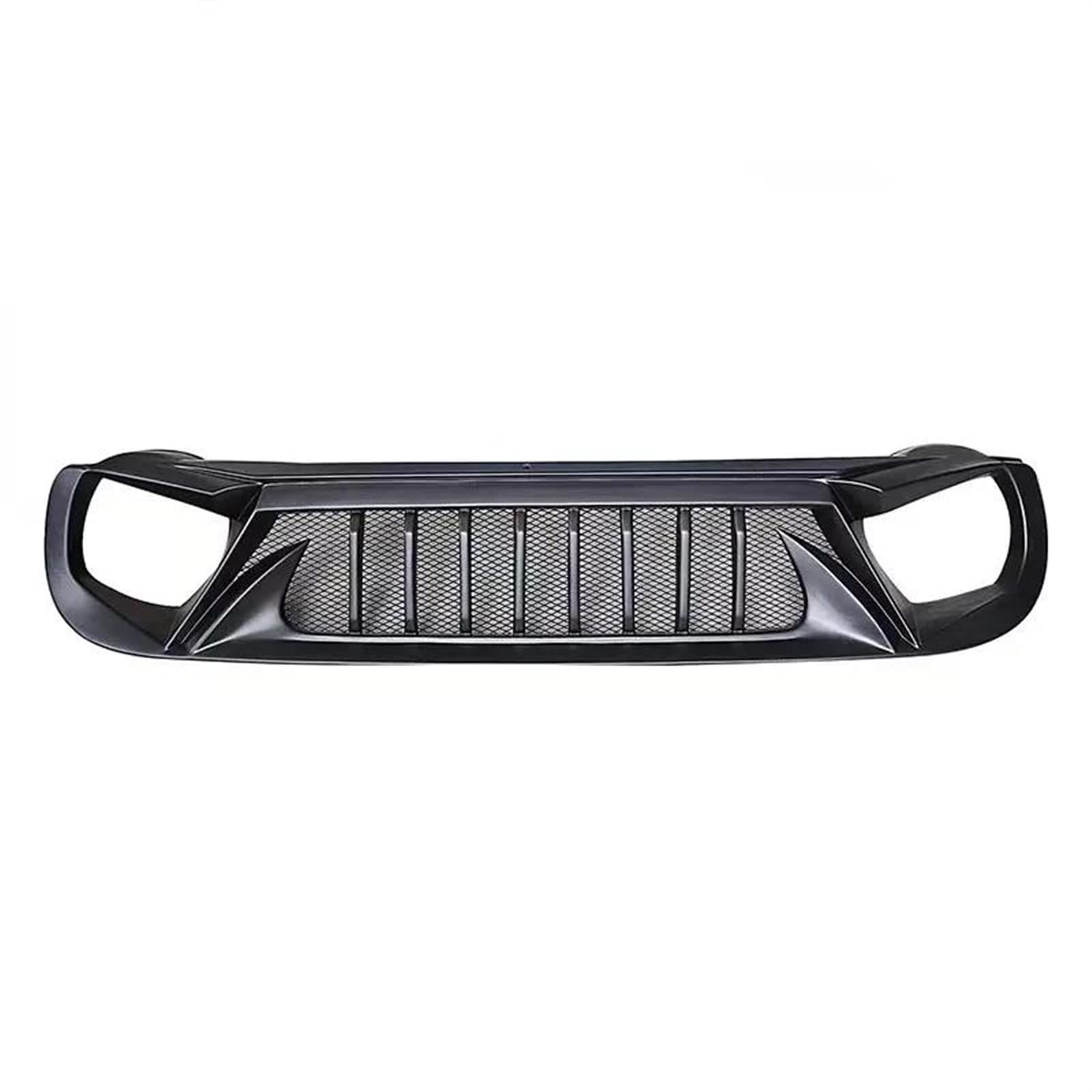 Vorne Kapuze Kühlergrill Racing Grills ABS Kunststoff Grille Air Intake Styling Tuning Teile Für Jeep Für Renegade 2016 2017 2018 2019 2020 2021 2022 2023 Auto Luftgitter(16-18 Matt Black) von HYQHYX