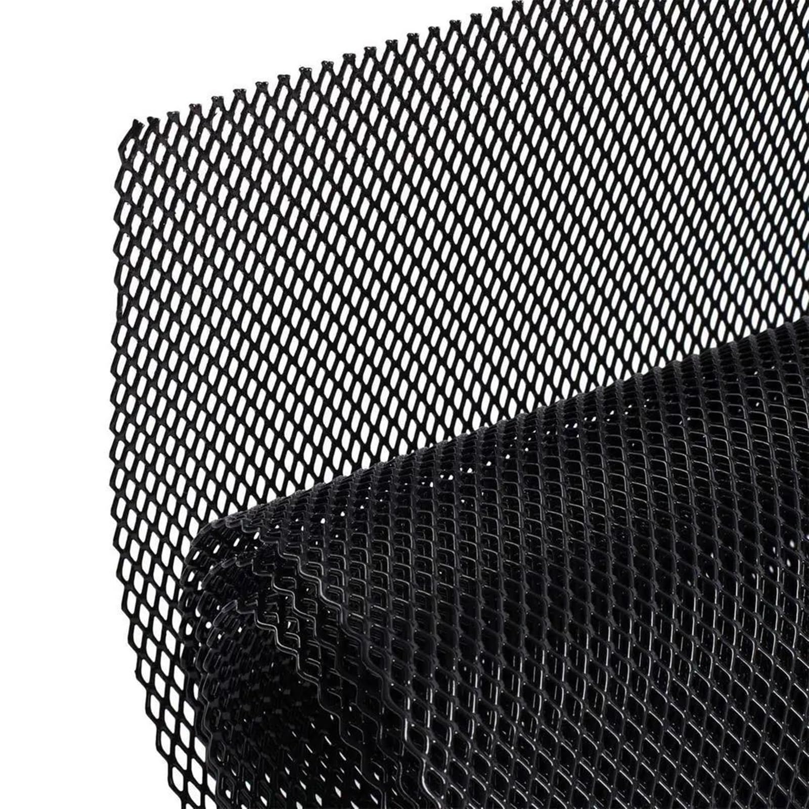 Vorne Kapuze Kühlergrill Universal Auto Tuning Grill Auto Racing Grille Mesh Vent Aluminium Automotive Grille Net Einsatz Stoßstange Fahrzeug Karosserie Schutz Auto Luftgitter(3x6mm) von HYQHYX