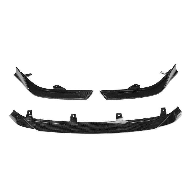 HYQOUKLR 3 stücke Auto Front Lip Splitter Körper Kit Spoiler Diffusor Kompatibel for Lexus es 350 300h 2018 2019 Trim Stoßstange for Lexus(Carbon Fiber Look) von HYQOUKLR