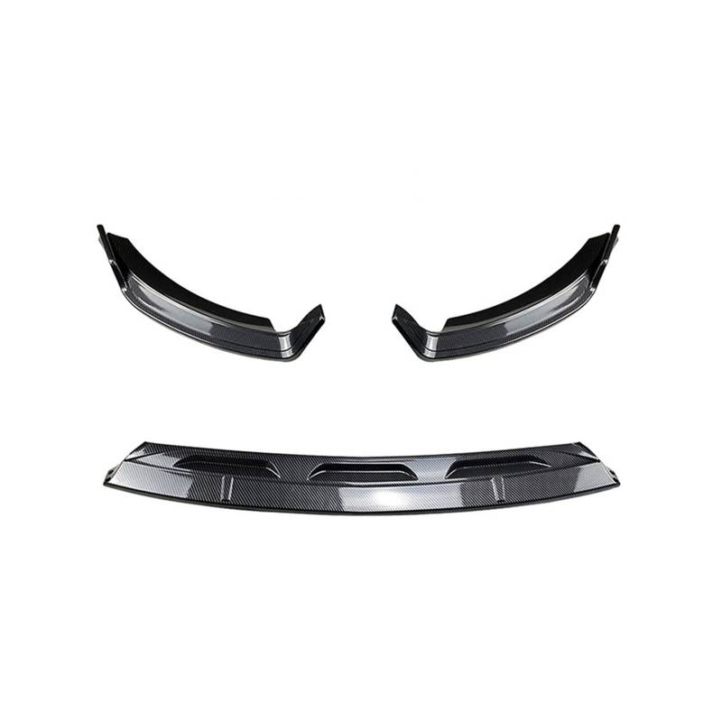 HYQOUKLR 3PCS Auto Front Stoßstange Splitter Lip Spoiler Diffusor Schutz Körper Kit Abdeckung Kompatibel for Mercedes Benz GLE Klasse W167 c167 2020 2021 2022(Carbon Fiber Look) von HYQOUKLR