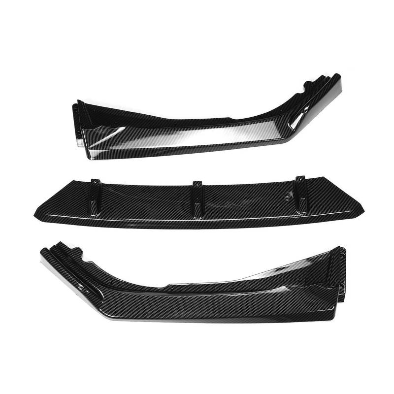 HYQOUKLR Auto Front Stoßstange Splitter Lip Splitter Lip Diffusor Spoiler Schutz Abdeckung Trim Kompatibel for Honda Kompatibel for Accord 2018 2019(Carbon Fiber Look) von HYQOUKLR