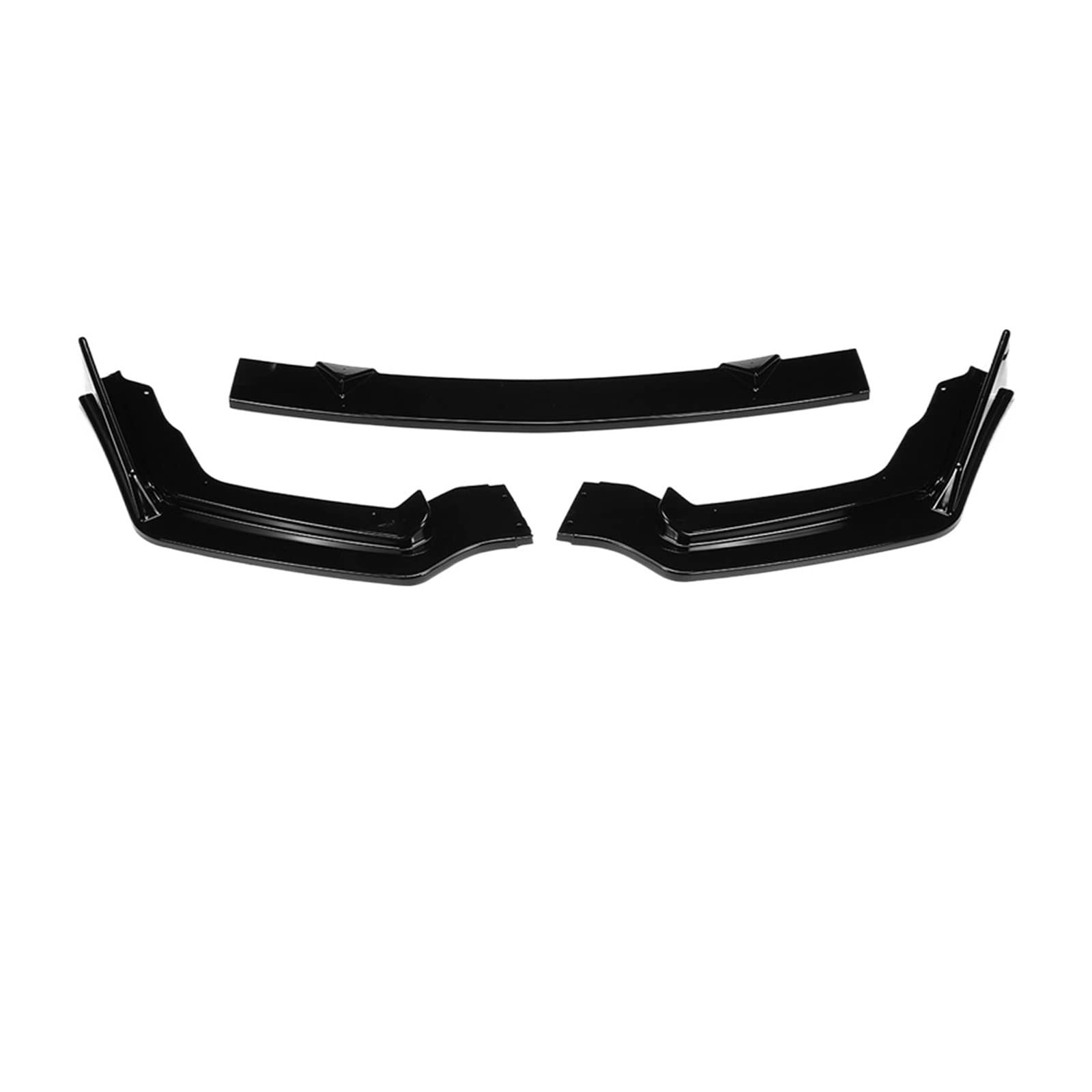 HYQOUKLR Auto-Frontstoßstangen-Lippenspoiler, Splitter, Lippendiffusor, Stoßstangenschutz, Schürze, Body-Kit, kompatibel mit Infiniti Q50 Standard/Sport-Version 2014–2017(Style C) von HYQOUKLR