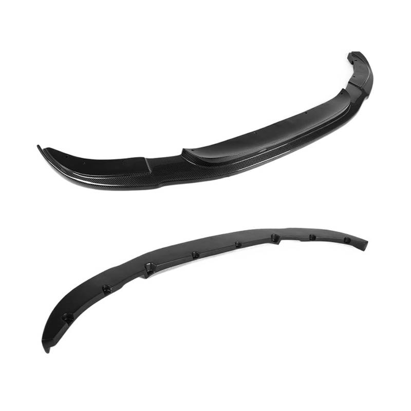 HYQOUKLR Carbon-Faser-Auto-Frontstoßstangen-Lippensplitter, kompatibel for BMW 5er F10 M5 Limousine 4-Türer 2012–2016. Frontstoßstangen-Lippen-Kinnschutz von HYQOUKLR