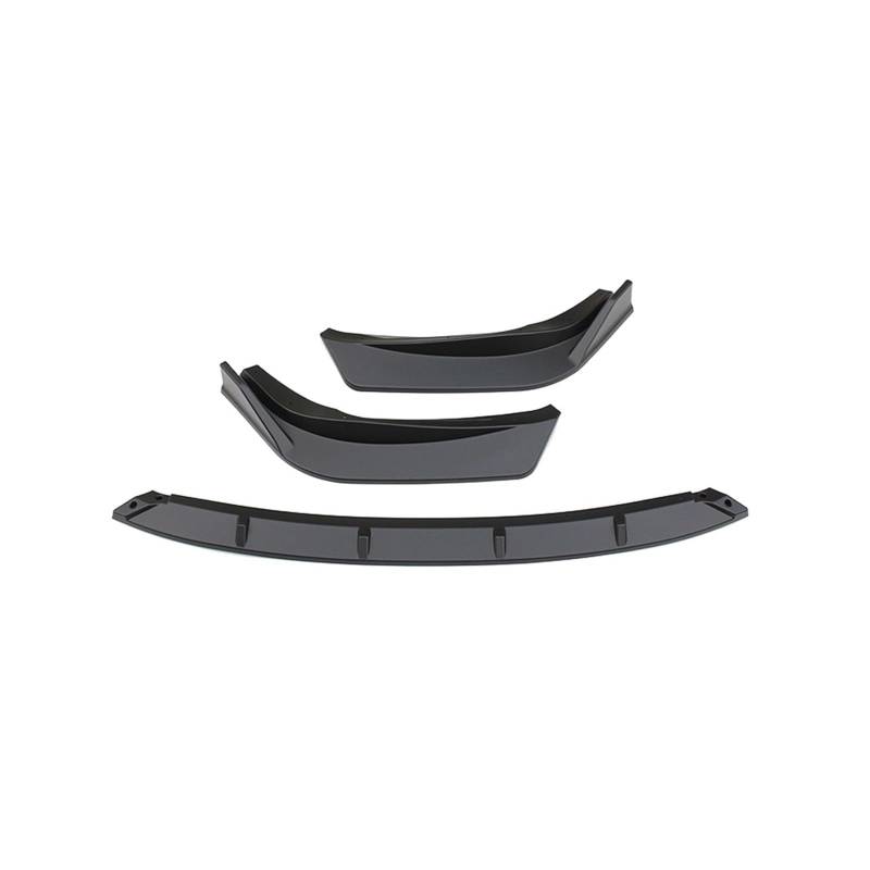 HYQOUKLR Frontstoßstangen-Lippenspoiler, kompatibel for Lexus IS250 IS350 IS300 F Sport 2014–2016, Seitensplitter, Body-Kit, Schutz, Deflektor, Autozubehör(Matte Black) von HYQOUKLR