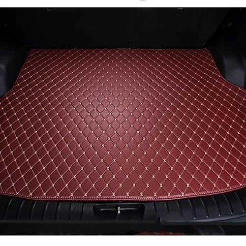 HYQOUKLR Kofferraummatten für Benz für B-Klasse für W246 2012 2013 2014 2015 2016 2017 2018 2019 Cargo Liner Interieur Zubehör Auto Kofferraummatte (Weinrot) von HYQOUKLR