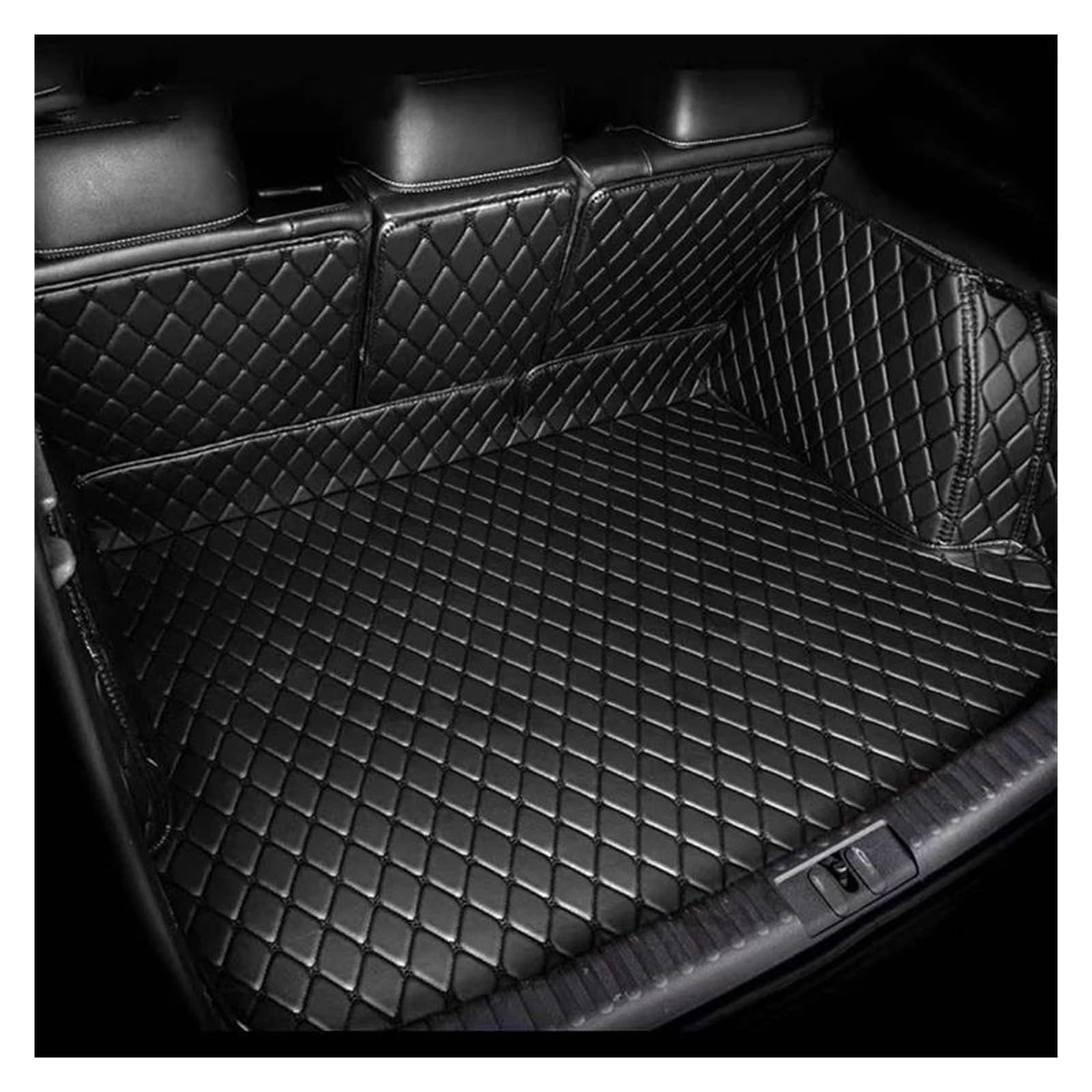 HYQOUKLR Kofferraummatten für CRV 2007 2008 2009 2010 2011 Cargo Liner Teppich Innenzubehör Kofferraummatte (Biack Sigie All Inclusive) von HYQOUKLR