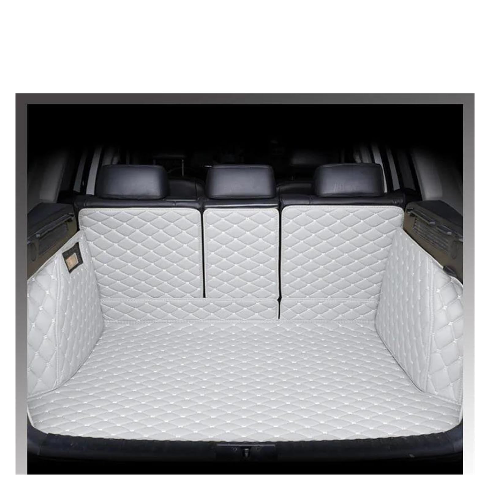 HYQOUKLR Kofferraummatten für CRV 2007 2008 2009 2010 2011 Cargo Liner Teppich Innenzubehör Kofferraummatte (Grau Sigie All Inclusive) von HYQOUKLR