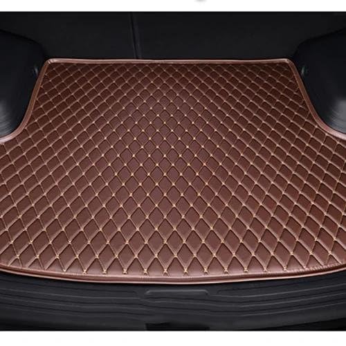 HYQOUKLR Kofferraummatten für Koleos 2009 2010 2011 2012 2013 2014 Cargo Liner Teppich Innenzubehör Kofferraummatte Antifouling Pads Auto Kofferraummatte (Bruin) von HYQOUKLR