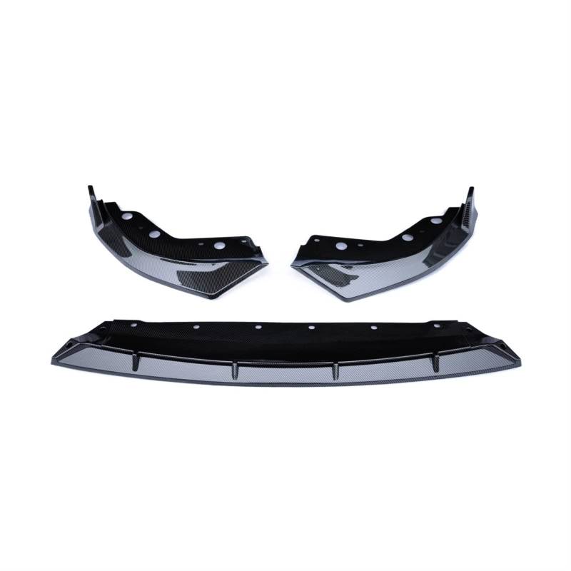 HYQOUKLR Kompatibel for BMW G20 G21 LCI 2022 2023 Frontstoßstange Lip Spoiler Splitter Lip Chin Autozubehör Tuning Protector Guard Covers Body Kit(Carbon Look) von HYQOUKLR