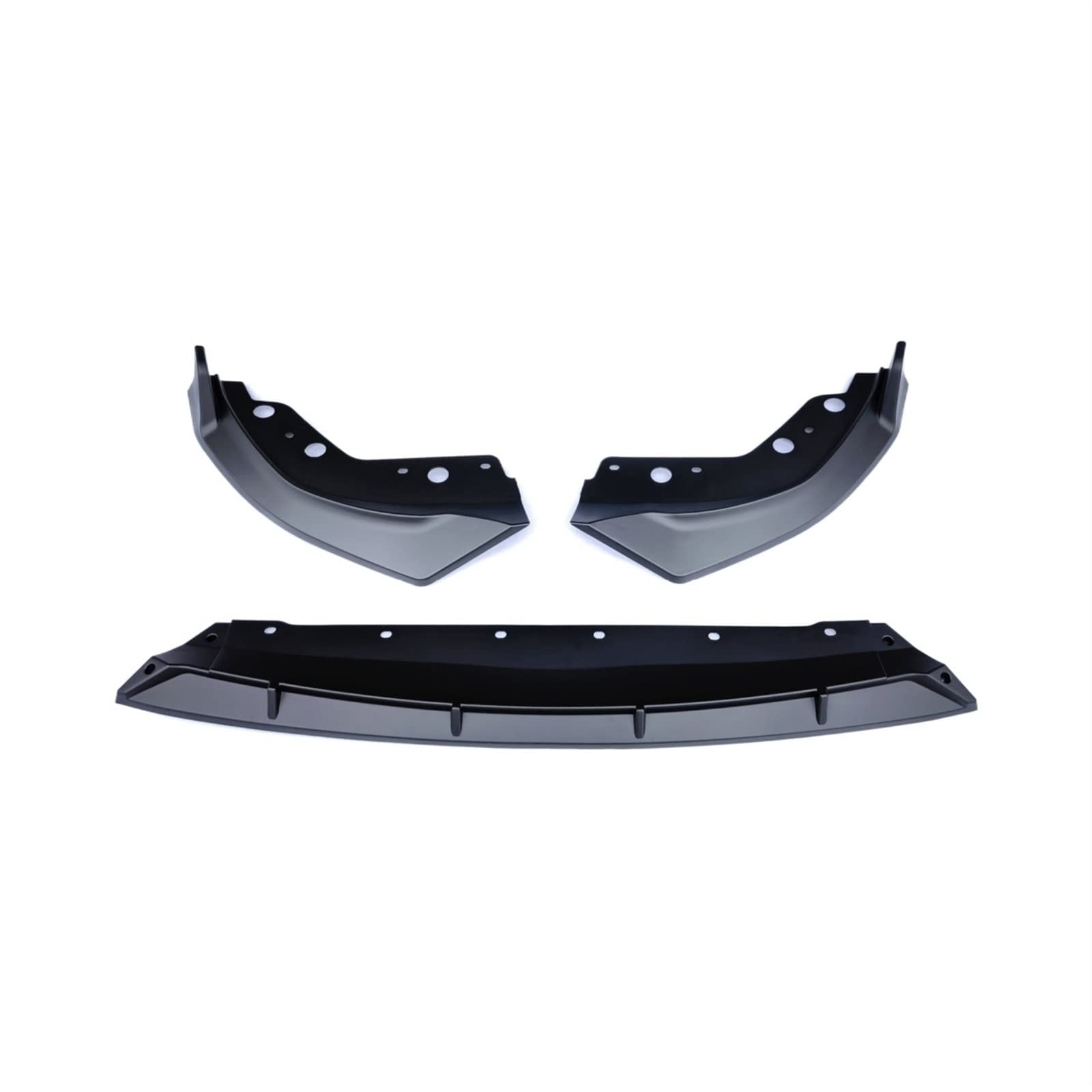 HYQOUKLR Kompatibel for BMW G20 G21 LCI 2022 2023 Frontstoßstange Lip Spoiler Splitter Lip Chin Autozubehör Tuning Protector Guard Covers Body Kit(Matte Black) von HYQOUKLR