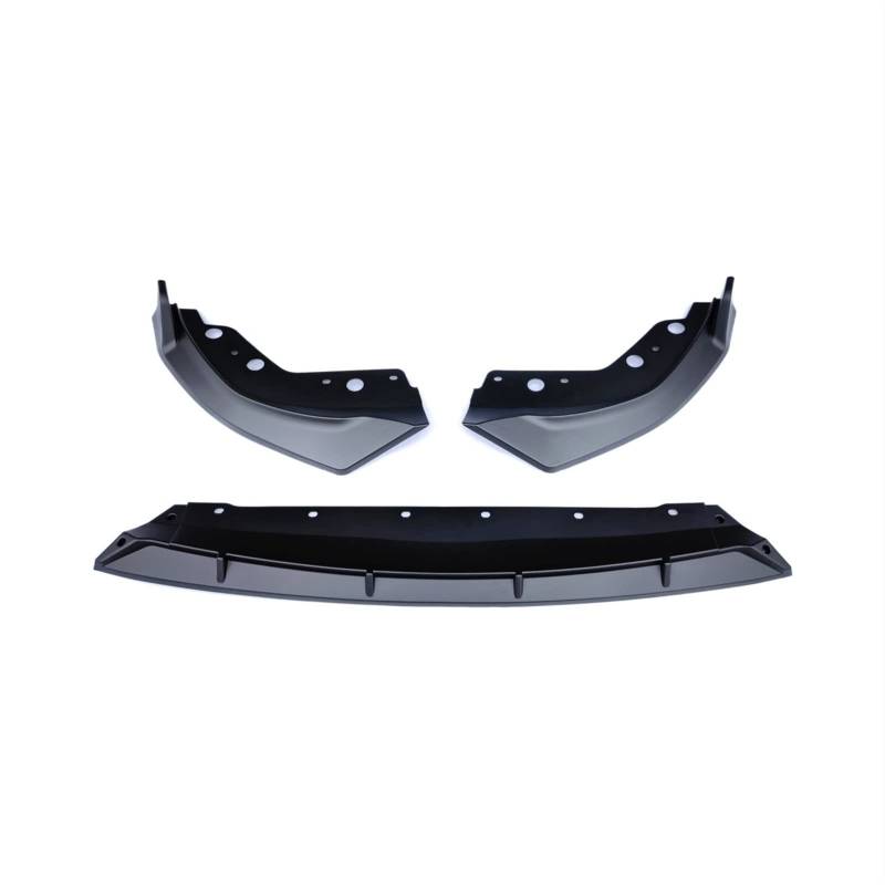 HYQOUKLR Kompatibel for BMW G20 G21 LCI 2022 2023 Frontstoßstange Lip Spoiler Splitter Lip Chin Autozubehör Tuning Protector Guard Covers Body Kit(Matte Black) von HYQOUKLR