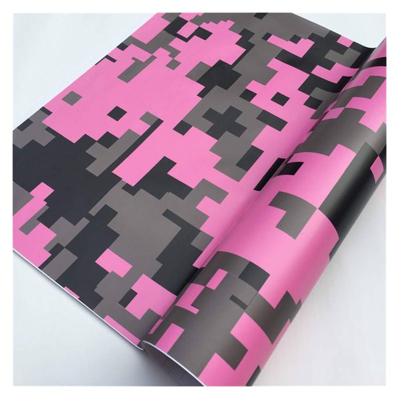 HYQOUKLR Selbstklebende Lackschutzfolie Vinyl, Vinyl Wrap Auto Aufkleber Roller Motorrad(Roze,152X20 cm) von HYQOUKLR