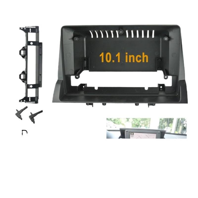 Car Radio Frame 10,1 Zoll Autoblende/Passend for MAZDA 6 2004-2008 Doppel-DIN-Auto-DVD-Rahmen Audio-Adapter Facia Fit Radio Refitting Panel Dashboard Kit Car Panel Dashboard(Only frame) von HYUDXH