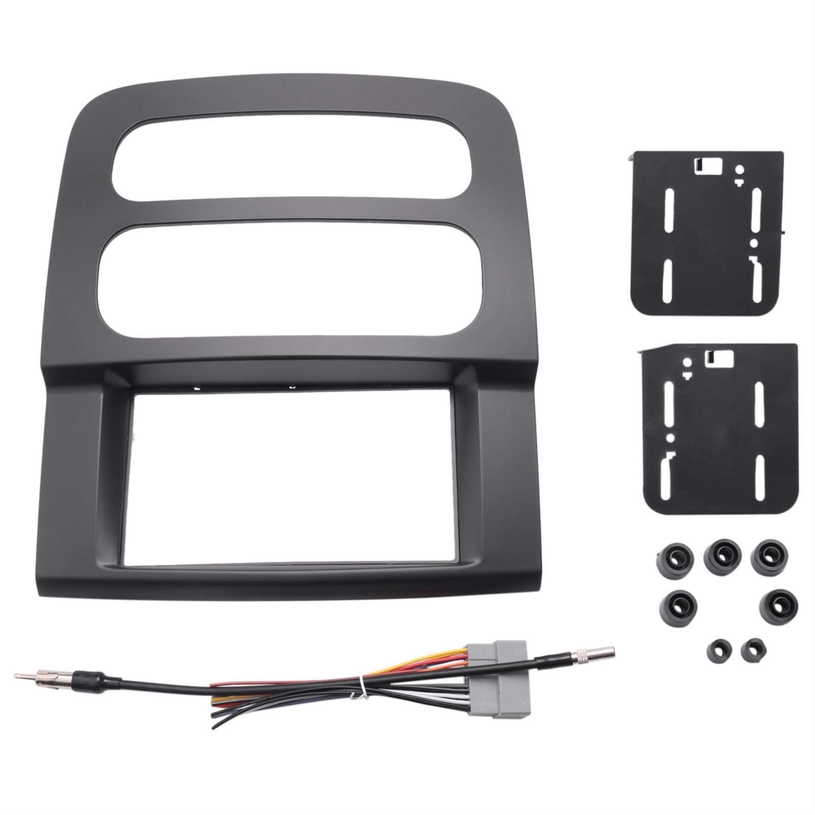 Car Radio Frame 2 Din Auto Stereo Radio Panel Rahmen DVD Panel Audio Montage Dash Kit Adapter/Fit for Dodge Ram 2002-2005 Car Panel Dashboard von HYUDXH