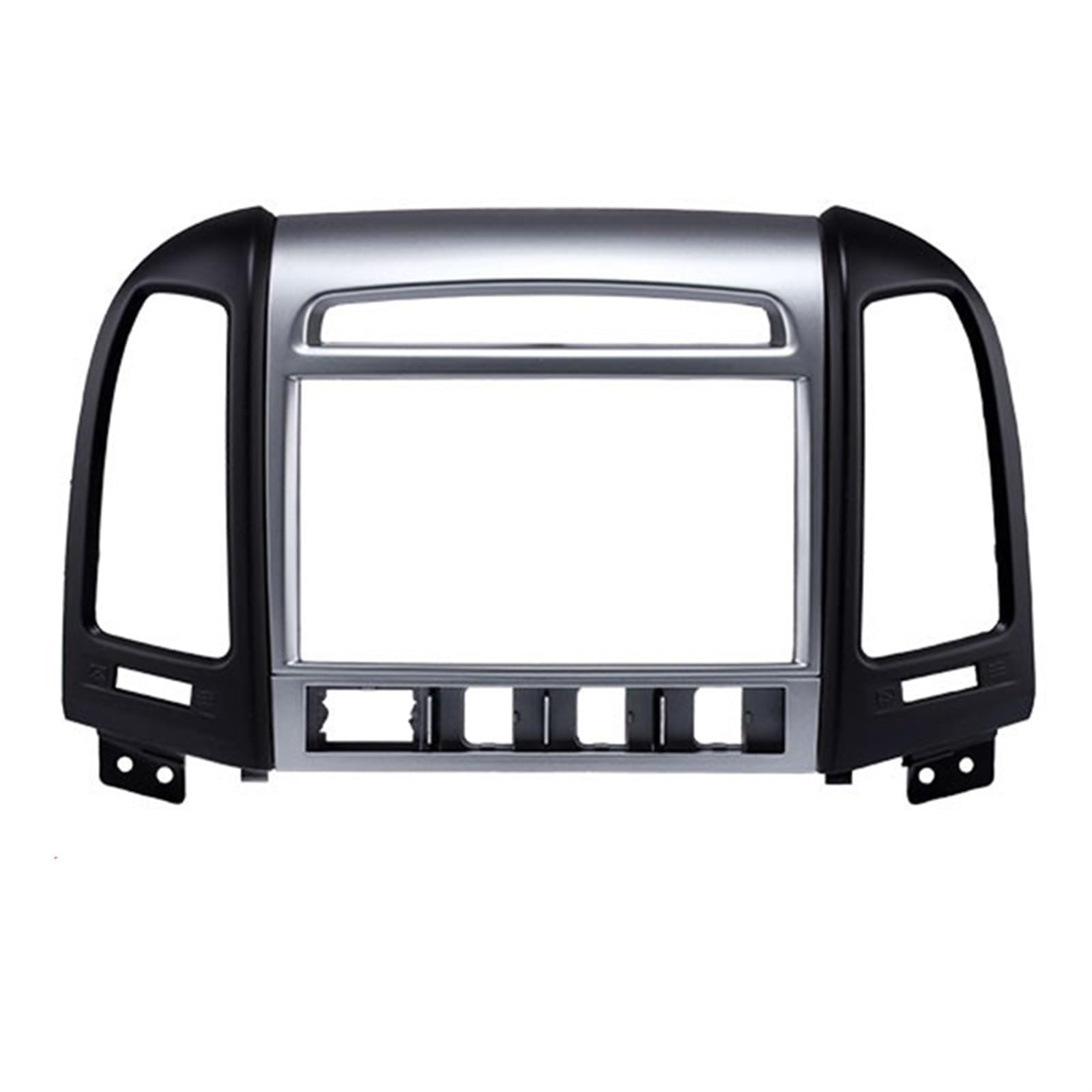 Car Radio Frame 2-Din-Autoradio-Blendenrahmen/Fit for 2007 Hyundai Santafe High-End-DVD-Stereo-Panel Audio-Abdeckungsplatte Armaturenbrett-Verkleidungssatz Car Panel Dashboard(LOW-END) von HYUDXH