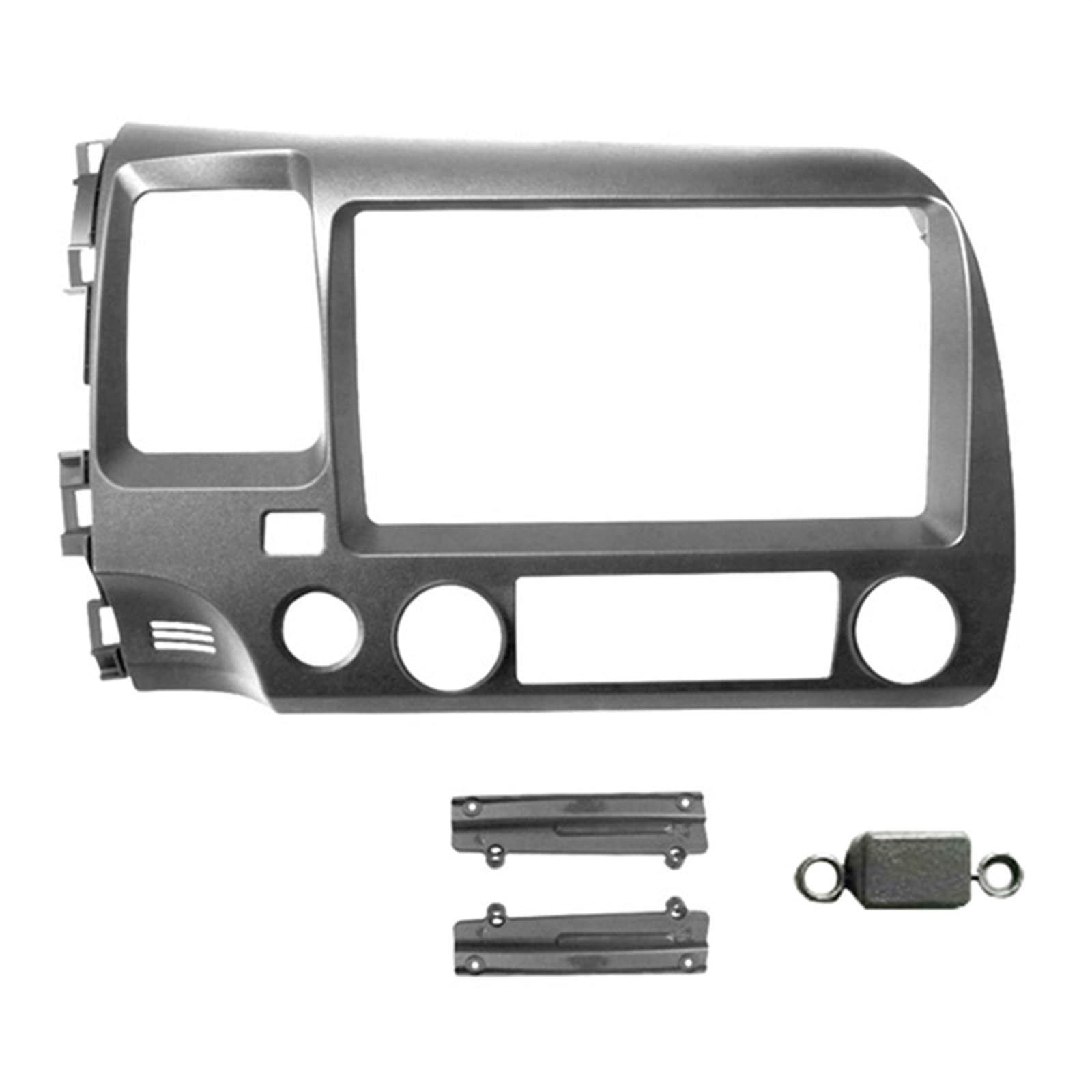 Car Radio Frame 2Din 9 Zoll Auto Audio Radio Blende Adapter DVD-Player Einbaurahmen Kit/Passend for Honda Civic 2006-2011 Car Panel Dashboard von HYUDXH