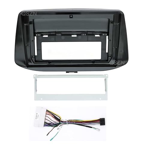 Car Radio Frame 9-Zoll-Autoradio-Einbausatz/Fit for Hyundai i30 2017 2018 DVD-Video-Panel Audio-Armaturenbrett 2-Din-Rahmenmontagesatz Car Panel Dashboard(Frame Cable Set) von HYUDXH