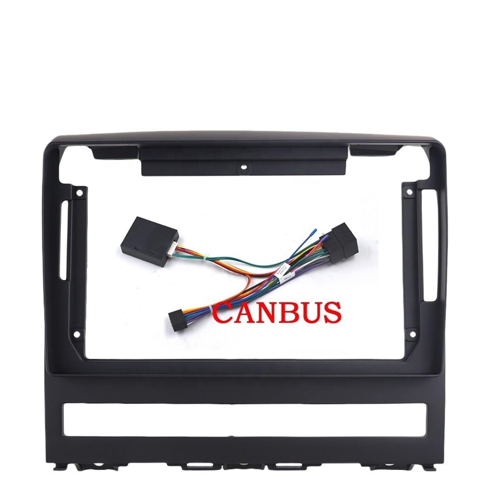 Car Radio Frame Auto-DVD-Rahmen, Audio-Armaturenbrett-Verkleidung, 2-DIN-Radio-Player, passend for Fiat Perla 2009, Albea/Siena/Palio 2004–2012, Play-Kit Car Panel Dashboard(Frame cable canbus) von HYUDXH