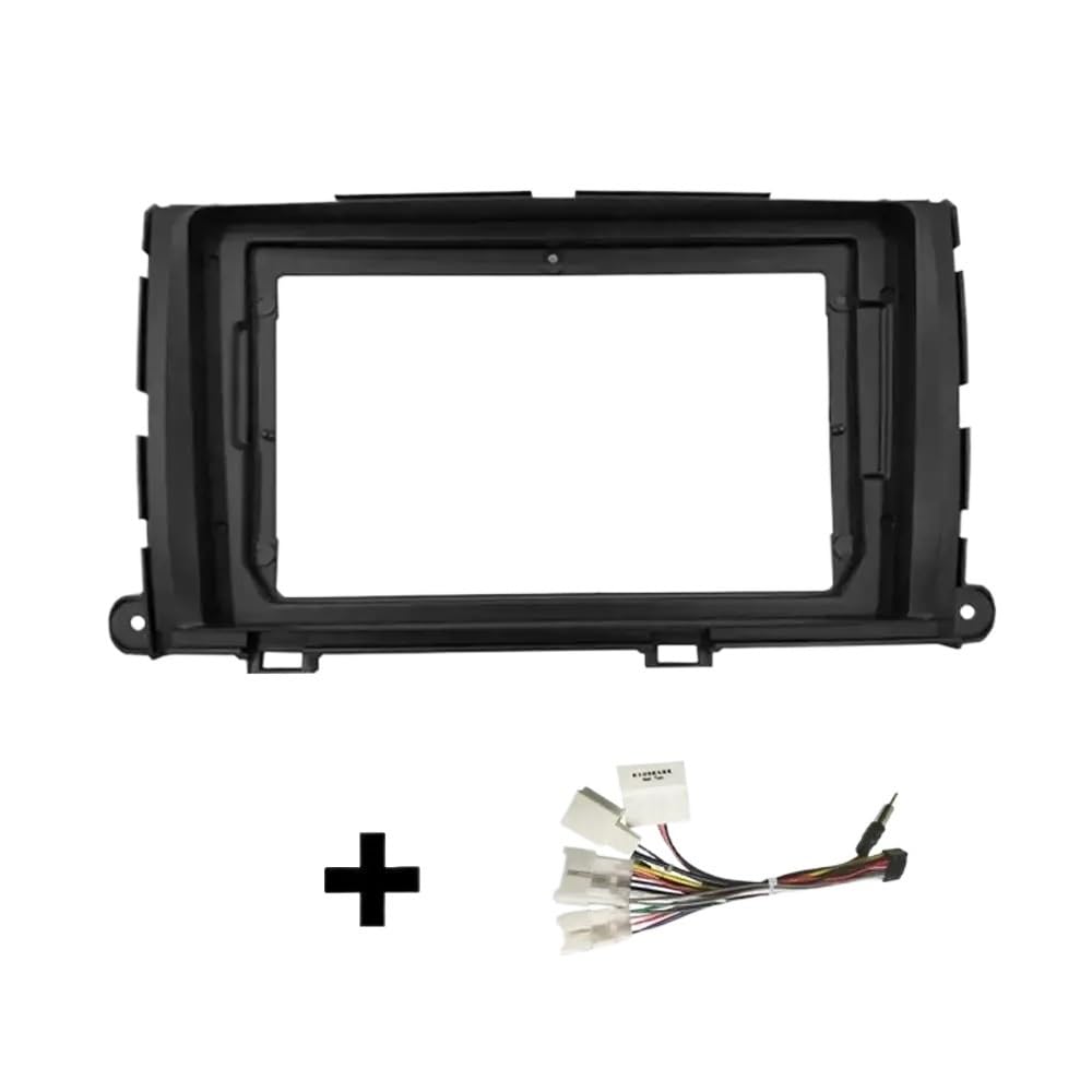 Car Radio Frame Autoradio-Blendenrahmen/Passend for Toyota Sienna 2011 (9 Zoll) Radio Android GPS MP5-Player 2Din Head Unit Panel Dash Installationsverkleidung Car Panel Dashboard(Frame an cord) von HYUDXH