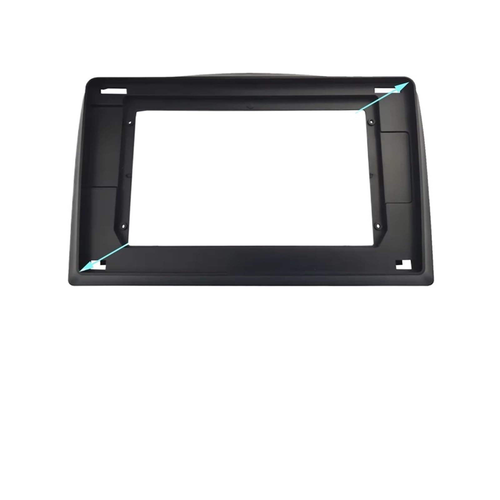 Car Radio Frame Car Audio 10,1 Zoll großer Bildschirm DVD-Blendenrahmen-Adapter/passend for Mercedes-Benz Vito 2014–2021 2-Din-Armaturenbrett-Einbaurahmen-Set Car Panel Dashboard(Only frame) von HYUDXH