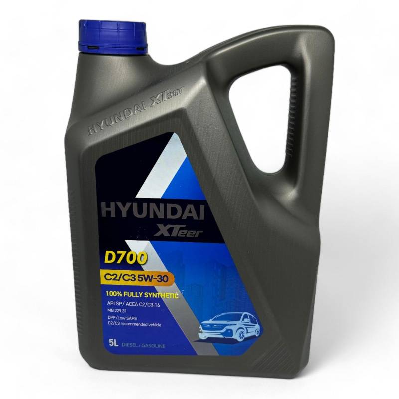 Original Motoröl 5W30 von Hundai für Hyundai Getz 1.5 CRDi 2002-2011- Xteer D700 C2/C3-5 Liter von HYUNDAI XTeer