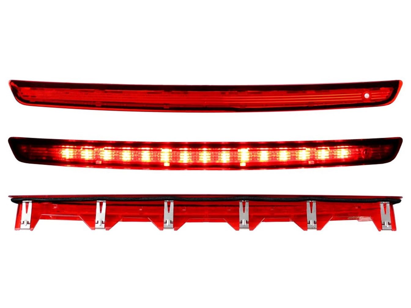 HZ-DESIGN Bremslicht 3. Bremsleuchte für Heckklappe Rot LED kompatibel mit Kamiq Kodiaq Rapid Scala von HZ-DESIGN