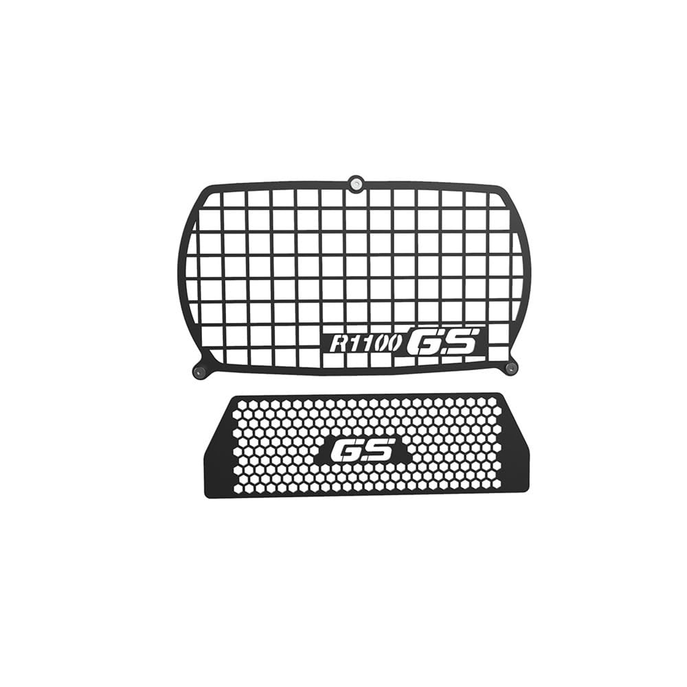 Motorrad Kühlerschutzgitter Schutzgitter Motorrad Scheinwerfer Schutz Grill Kühler Kühler Schutz Grille Set Für R1100GS 1994 1995 1996 1997 1998 1999 von HZAWSGA