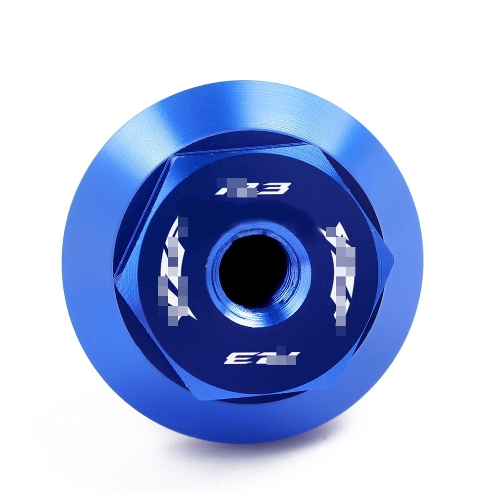 Für Yamaha YZF YZF R3 2015 2016 Motorradzubehör CNC Motor Gabelbrücke Öleinfülldeckel Verschlussschraube Schraube Logo YZFR3 Armaturen (Color : Blue) von HZGLY