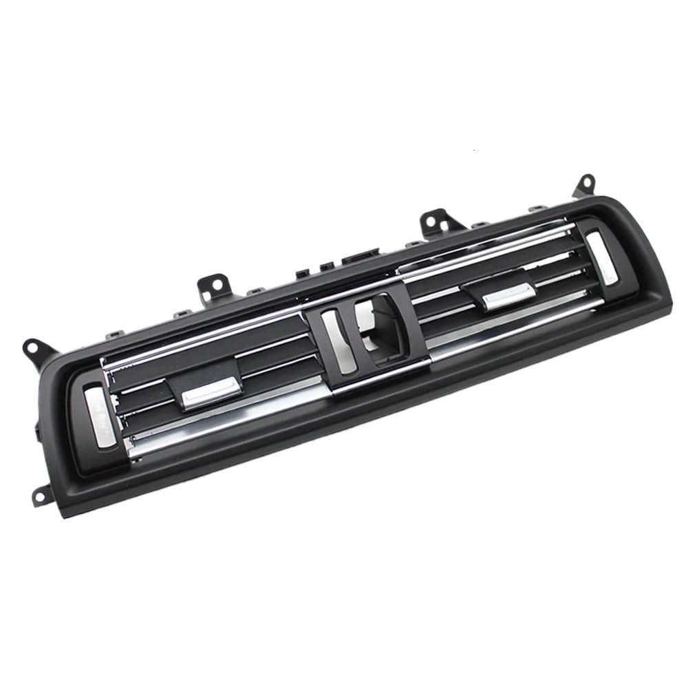 HZSMYXGS A/C Entlüftung Kompatibel mit 5 Series für F10 F11 F18 520i 523i 2010–2017 64229166885 64229209136 vorderes Armaturenbrett, zentrale Konsole, Klimaanlagen-Entlüftung(Full-Chrome) von HZSMYXGS