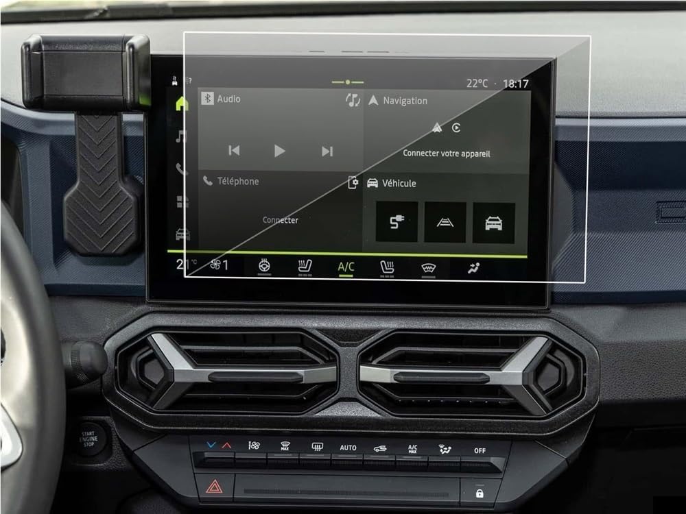 HZSMYXGS Auto Displayschutzfolie Kompatibel Mit Dacia Für Duster Für Spring 2024 10,1 Zoll Autoradio GPS-Navigation Displayschutzfolie Innenzubehör von HZSMYXGS