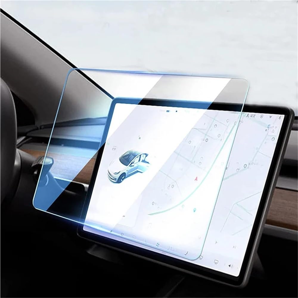 HZSMYXGS Auto Displayschutzfolie Kompatibel Mit Tesla Für Model 3 Y 15 Zoll Center Control Displayschutzfolie Aus Gehärtetem Glas von HZSMYXGS