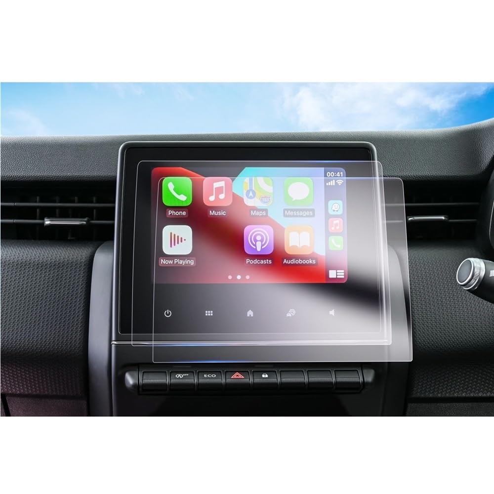 HZSMYXGS Auto Displayschutzfolie Kompatibel Mit Zoe Für Clio 5 Für Captur 2 Für Arkana Easy Link 7 Zoll 9,3 Zoll Displayschutzfolie Aus Gehärtetem Glas Für Die Autonavigation(7-Inch) von HZSMYXGS