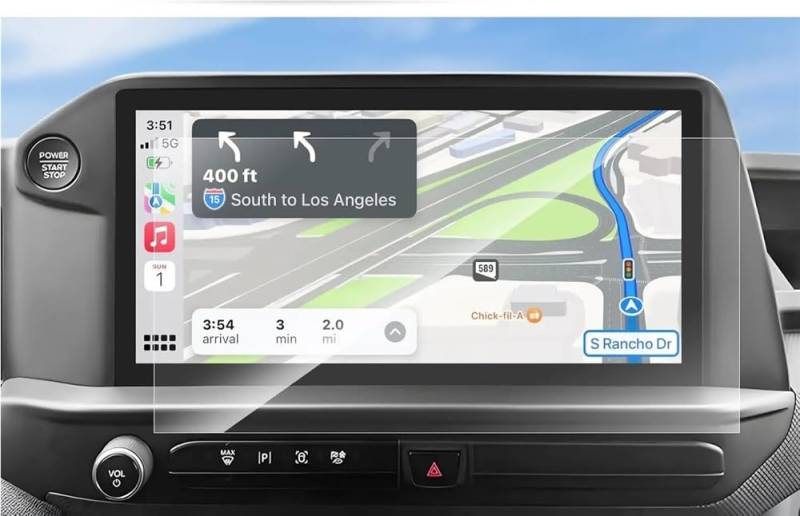 HZSMYXGS Auto Displayschutzfolie Kompatibel mit Ford für Tourneo für Custom 2024 2025 Auto-LCD 13-Zoll-GPS-Navigation Displayschutzfolie aus gehärtetem Glas von HZSMYXGS