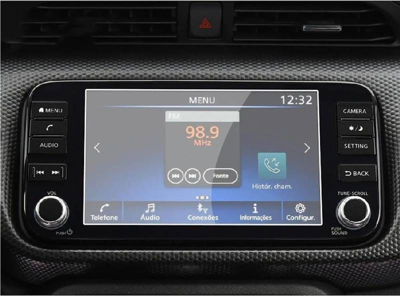 HZSMYXGS Auto Displayschutzfolie Kompatibel mit Nissan für Kicks 2016-2023 Schutzfolie aus gehärtetem Glas für GPS-Navigationsdisplay(152x85mm) von HZSMYXGS