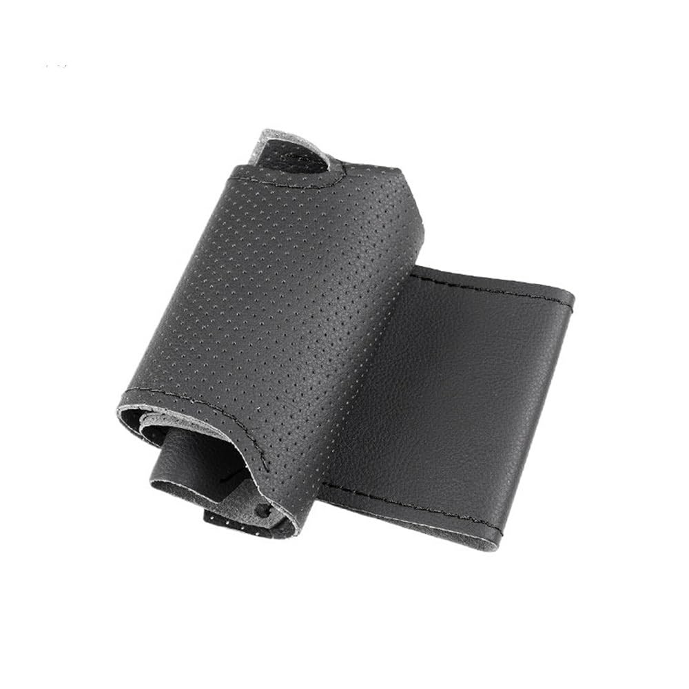 HZSMYXGS Automobilinnenraum Kompatibel mit Opel für Vauxhall für Astra J 2009–2015 Auto-Lenkrad-PU-Abdeckung Innenhand-Nähzubehör(Black) von HZSMYXGS