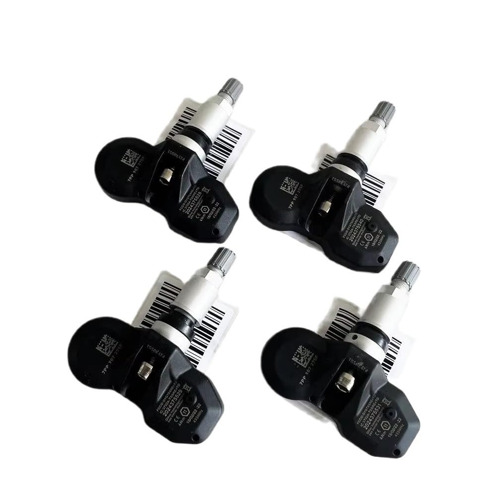 HZSMYXGS Autoreifendrucksensor Kompatibel Mit Brooklands Für Coupe 2008 2009 2010 2011 Für Continental Für GT 2017-2025 Reifendrucksensor TPMS 7PP907275F(4PCS) von HZSMYXGS